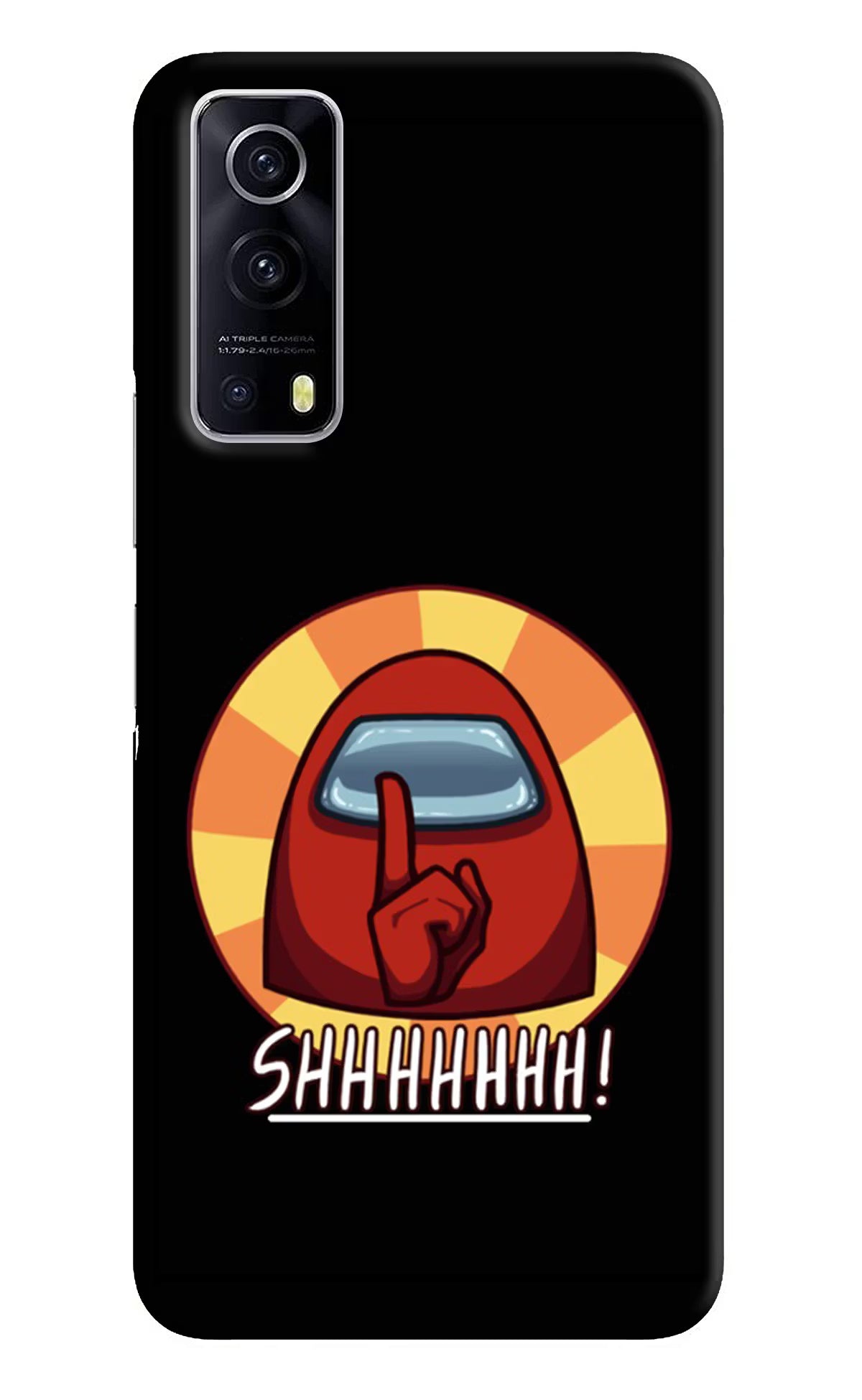 Among Us Shhh! iQOO Z3 5G Hard Case Back Cover by Casekaro
