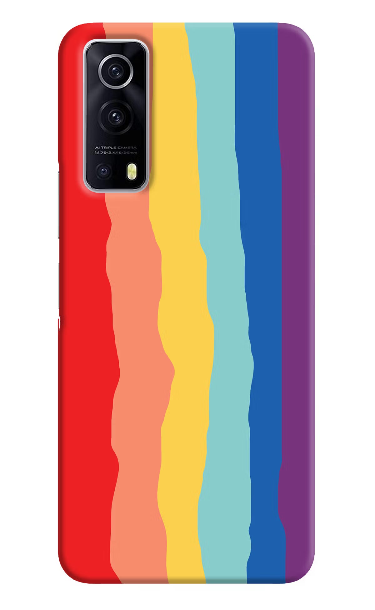 Rainbow iQOO Z3 5G Hard Case Back Cover by Casekaro