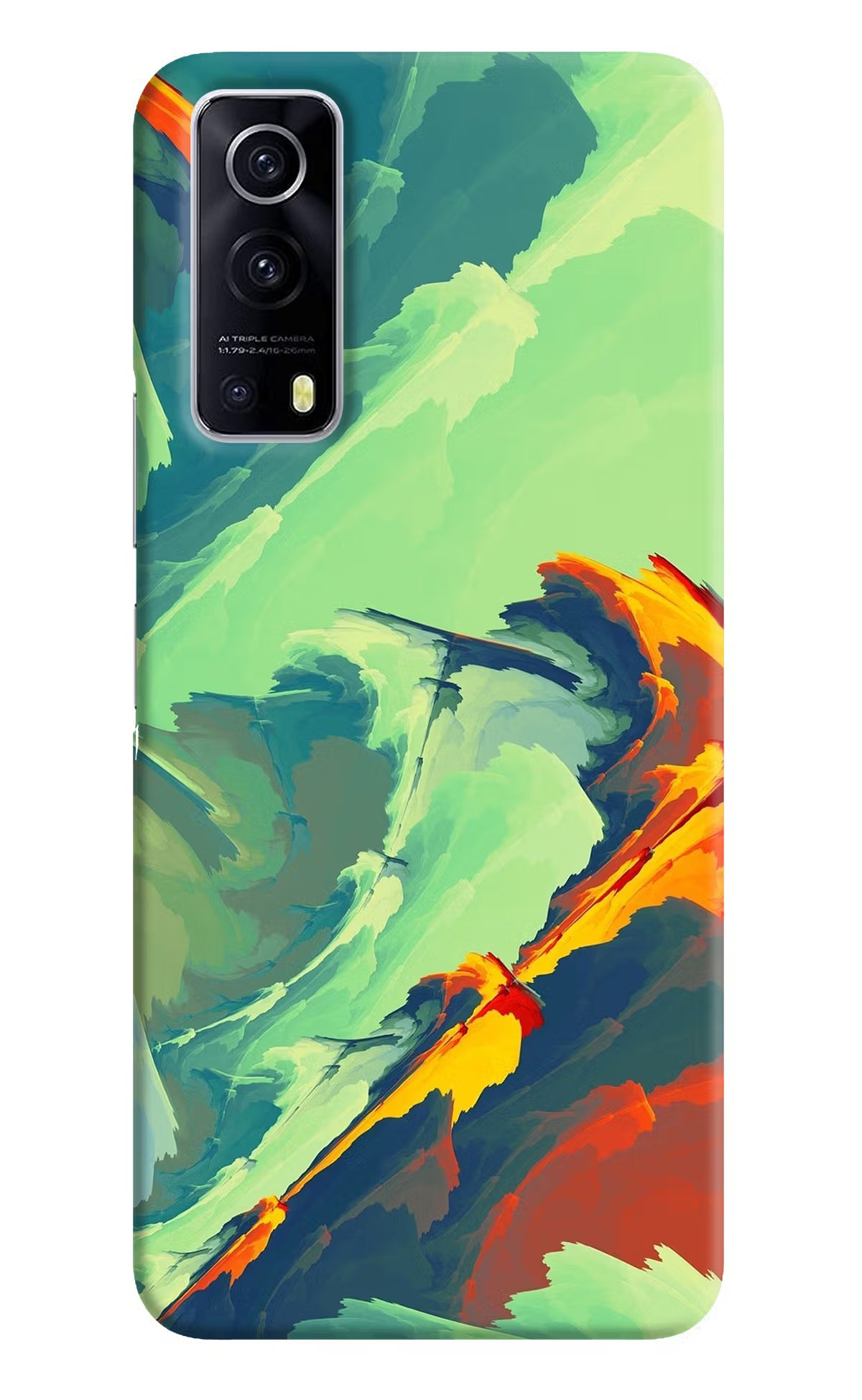 Paint Art iQOO Z3 5G Hard Case Back Cover by Casekaro