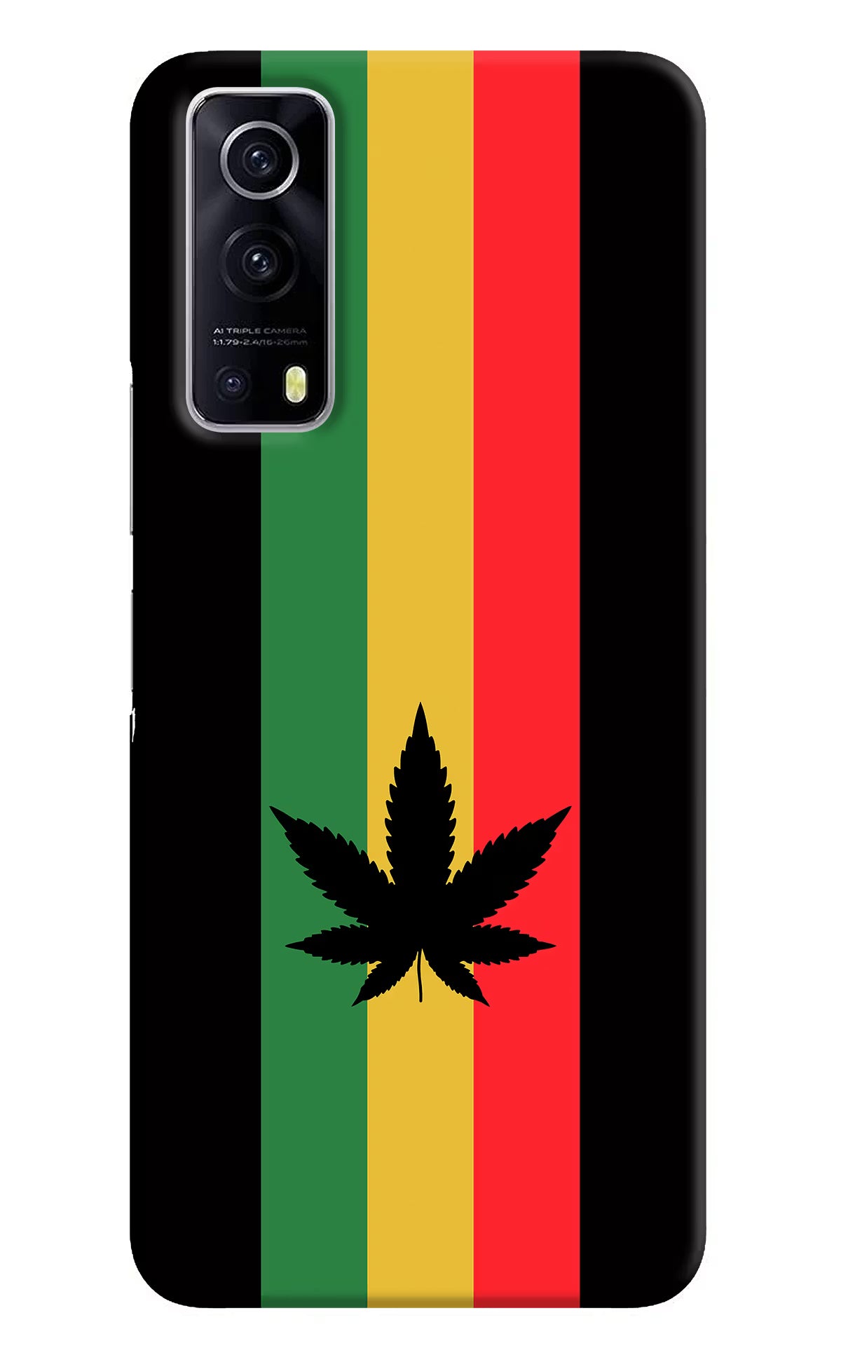 Weed Flag iQOO Z3 5G Hard Case Back Cover by Casekaro
