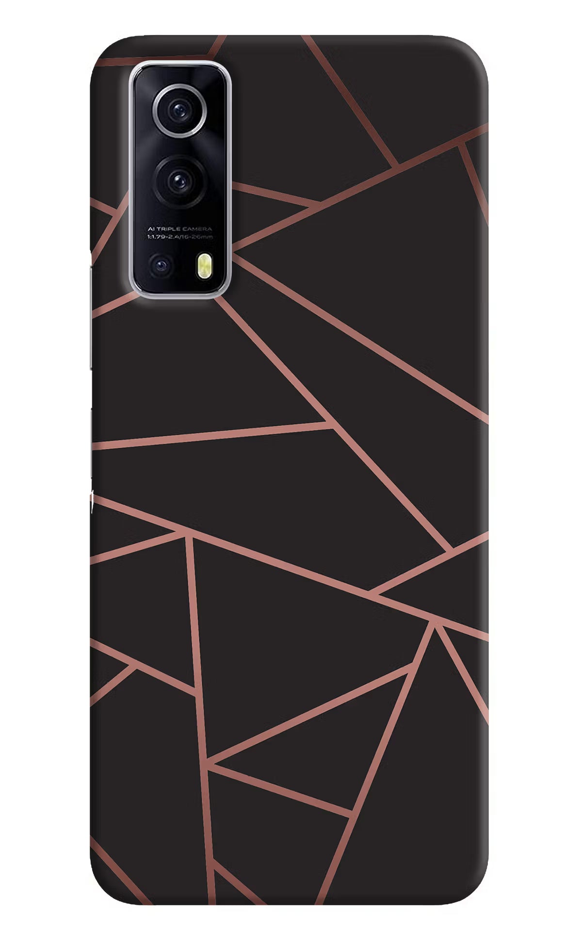 Geometric Pattern iQOO Z3 5G Hard Case Back Cover by Casekaro