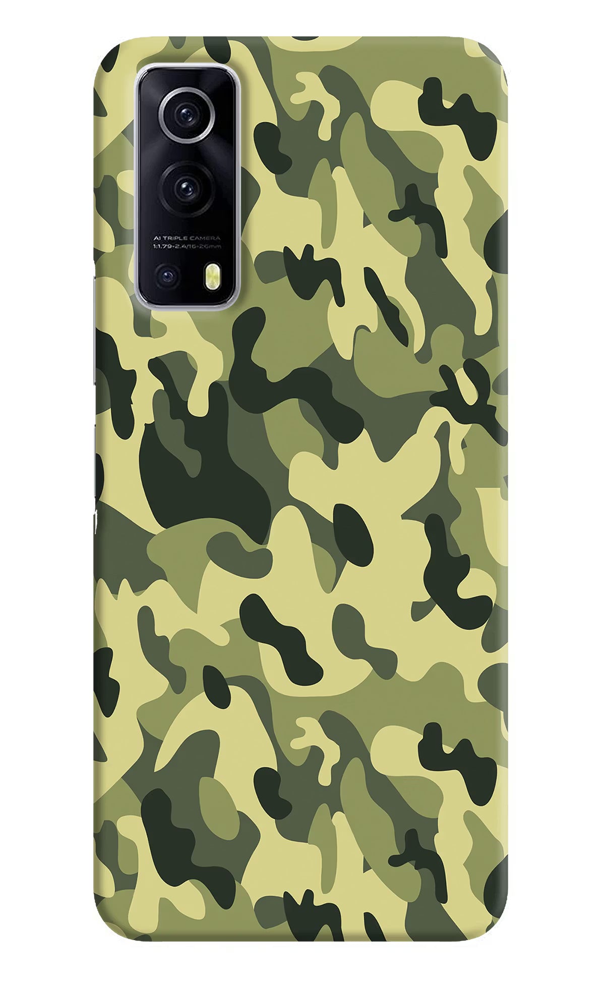 Camouflage iQOO Z3 5G Hard Case Back Cover by Casekaro