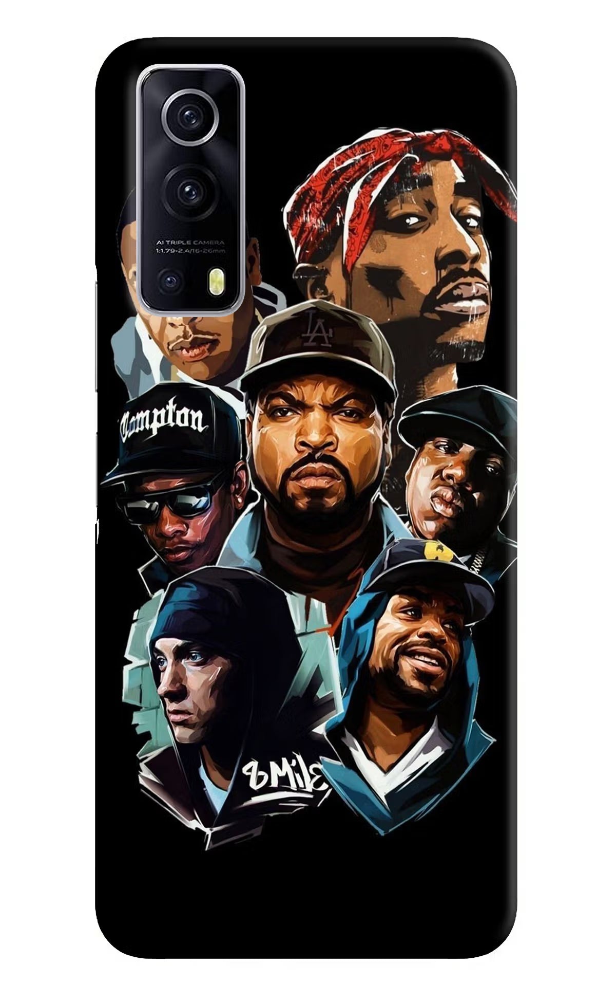 Rappers iQOO Z3 5G Hard Case Back Cover by Casekaro