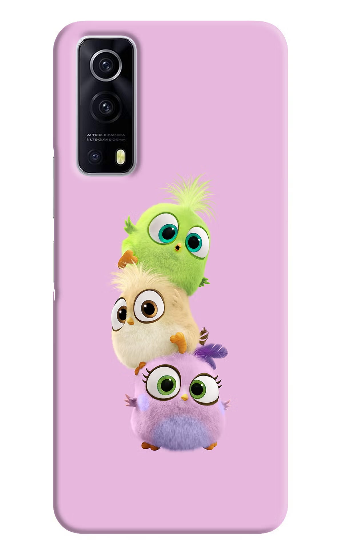 Cute Little Birds iQOO Z3 5G Hard Case Back Cover by Casekaro