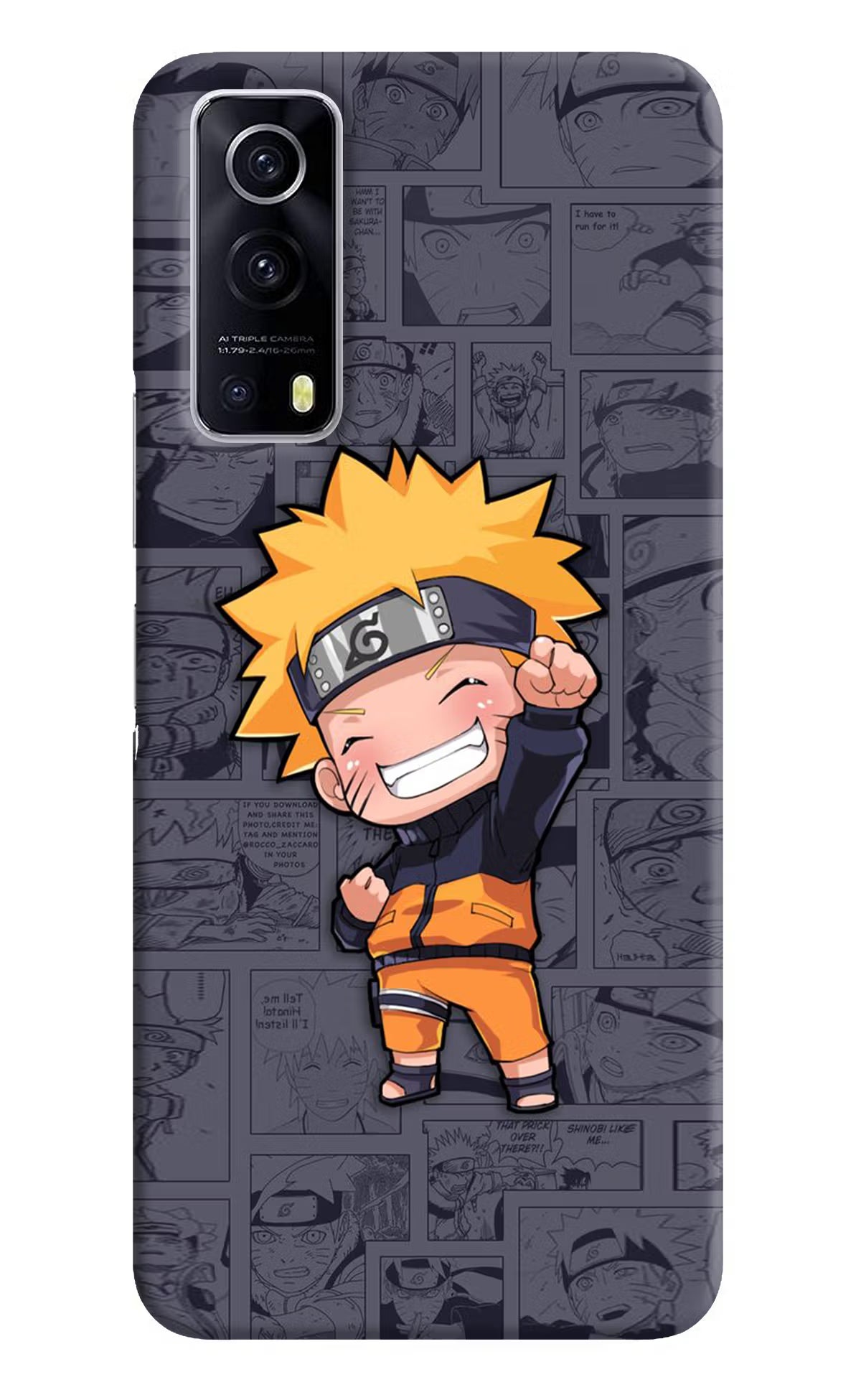 Chota Naruto iQOO Z3 5G Hard Case Back Cover by Casekaro
