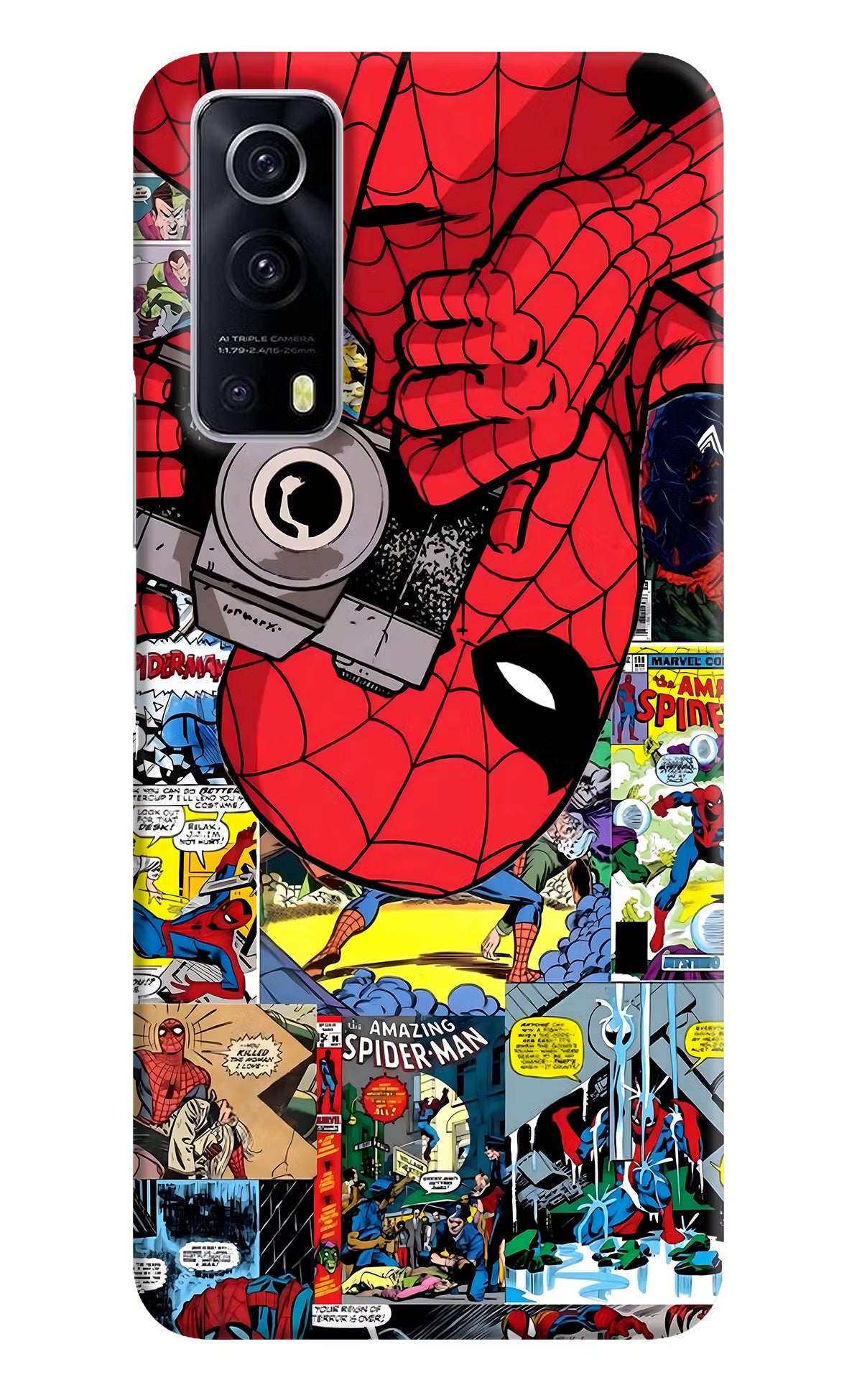 Spider Man iQOO Z3 5G Hard Case Back Cover by Casekaro