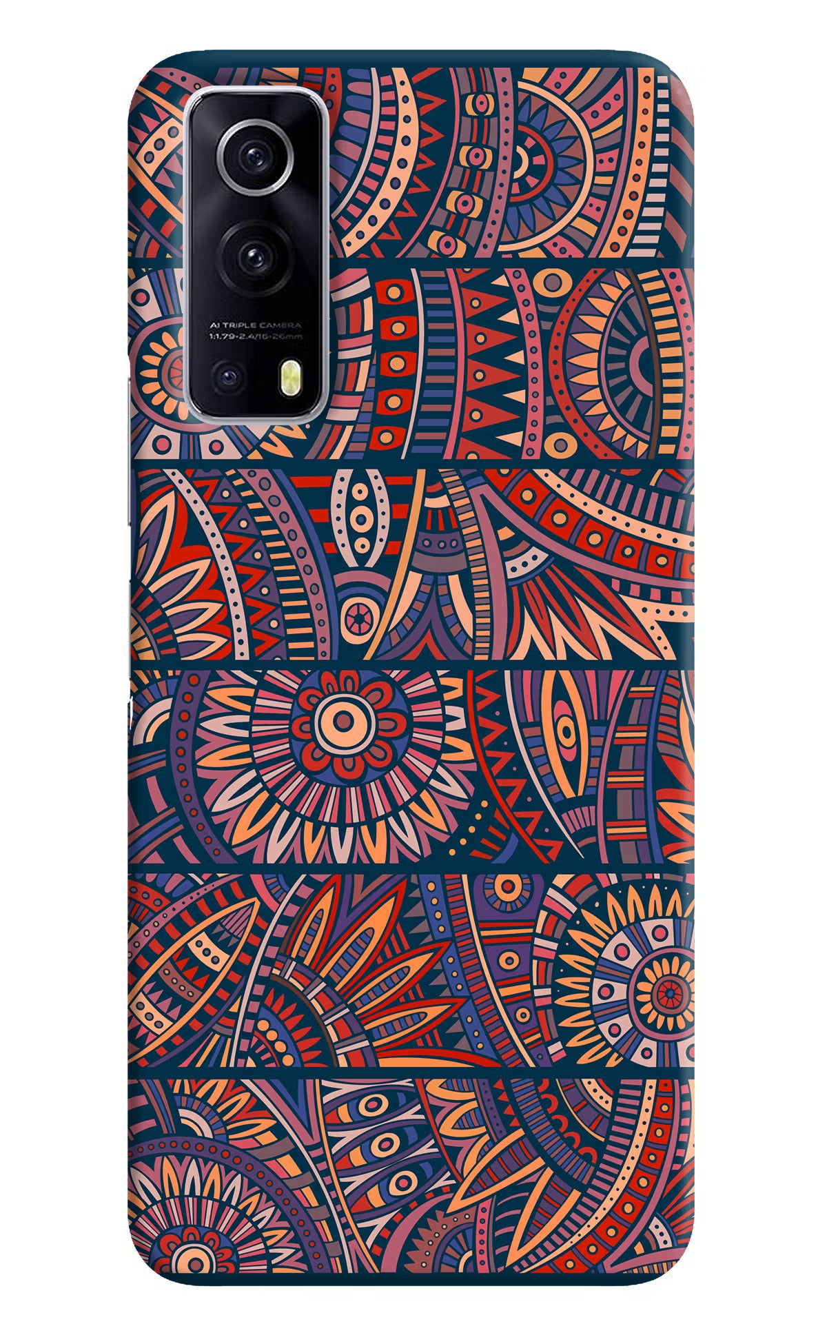 African Culture Design iQOO Z3 5G Hard Case Back Cover by Casekaro