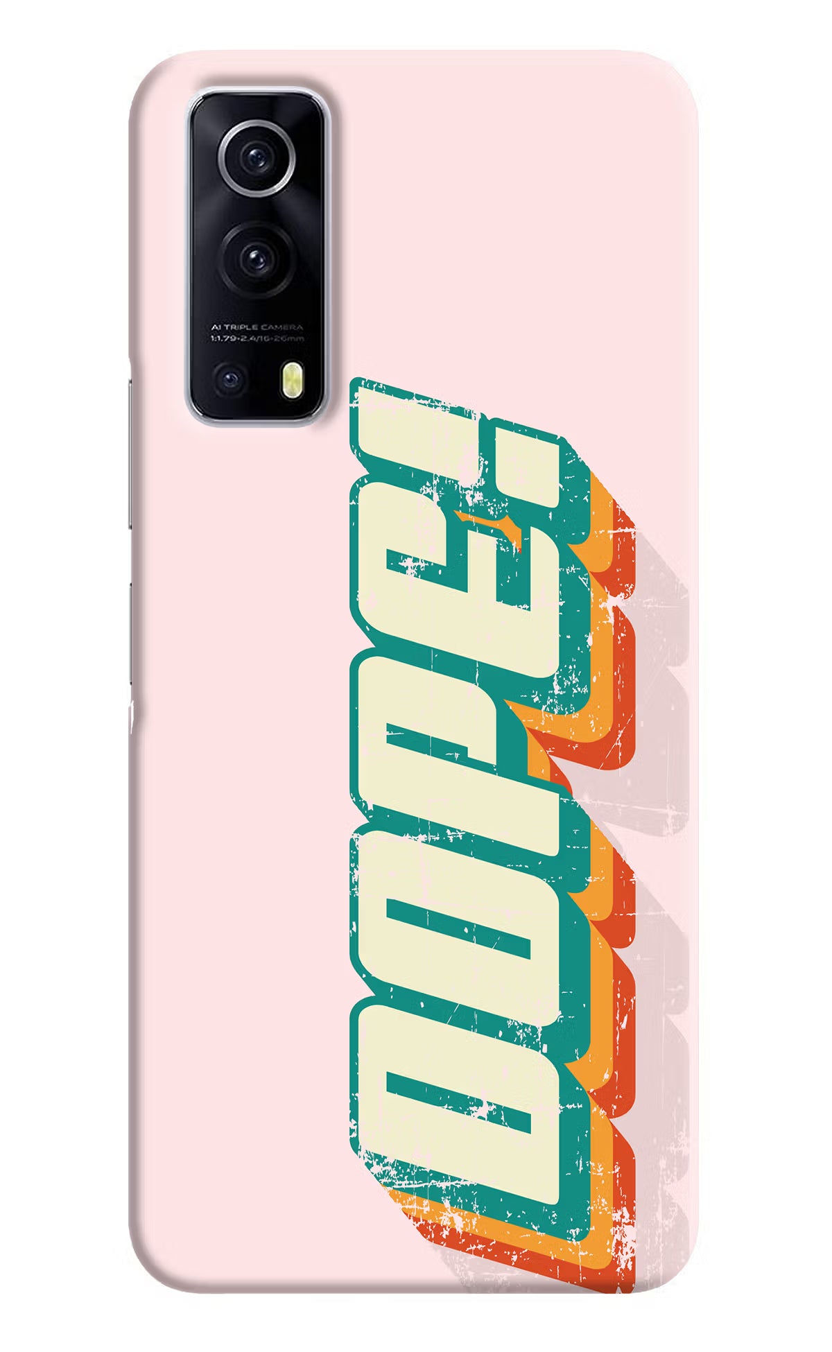 Dope iQOO Z3 5G Hard Case Back Cover by Casekaro