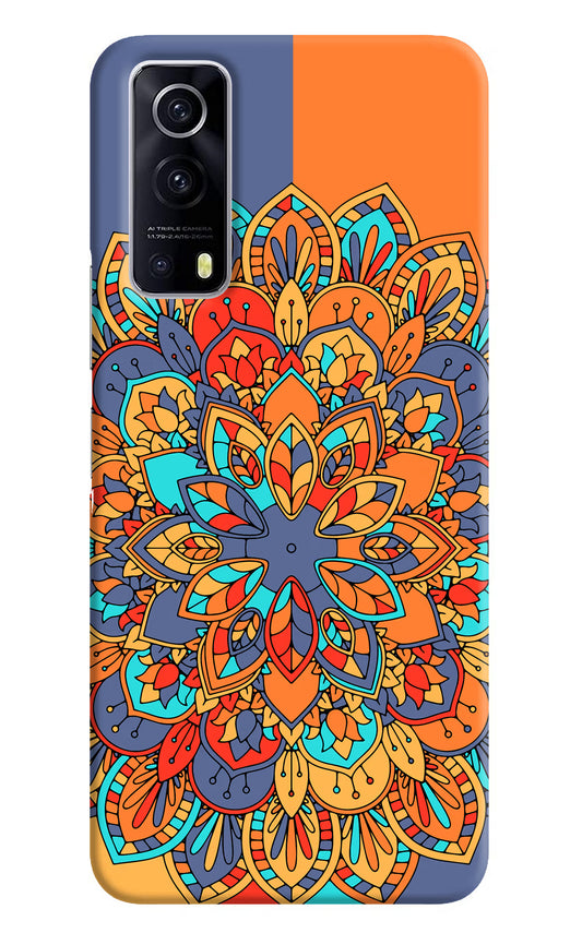 Color Mandala iQOO Z3 5G Hard Case Back Cover by Casekaro