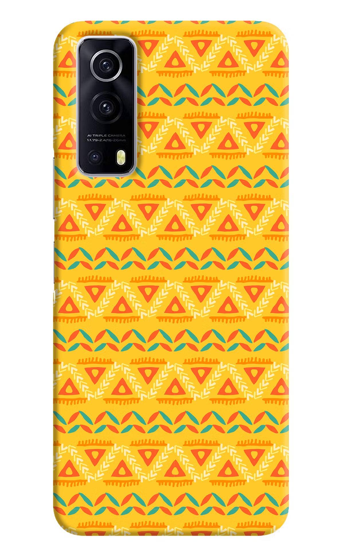 Tribal Pattern iQOO Z3 5G Hard Case Back Cover by Casekaro