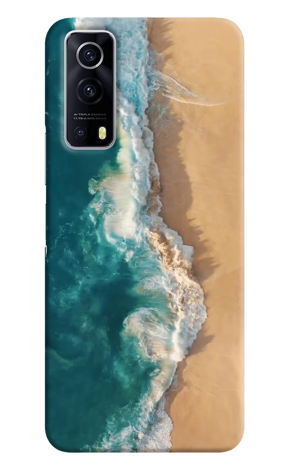 Ocean Beach iQOO Z3 5G Hard Case Back Cover by Casekaro