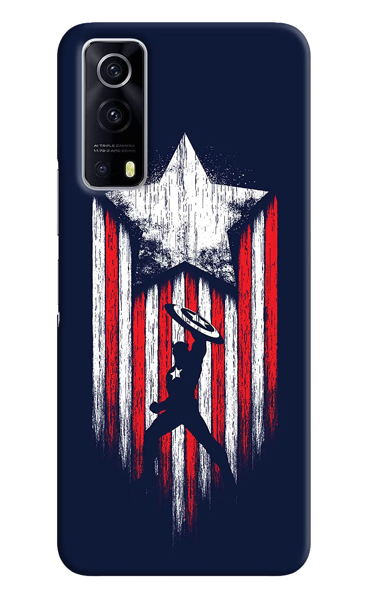 Captain America Marvel Art iQOO Z3 5G Hard Case Back Cover by Casekaro