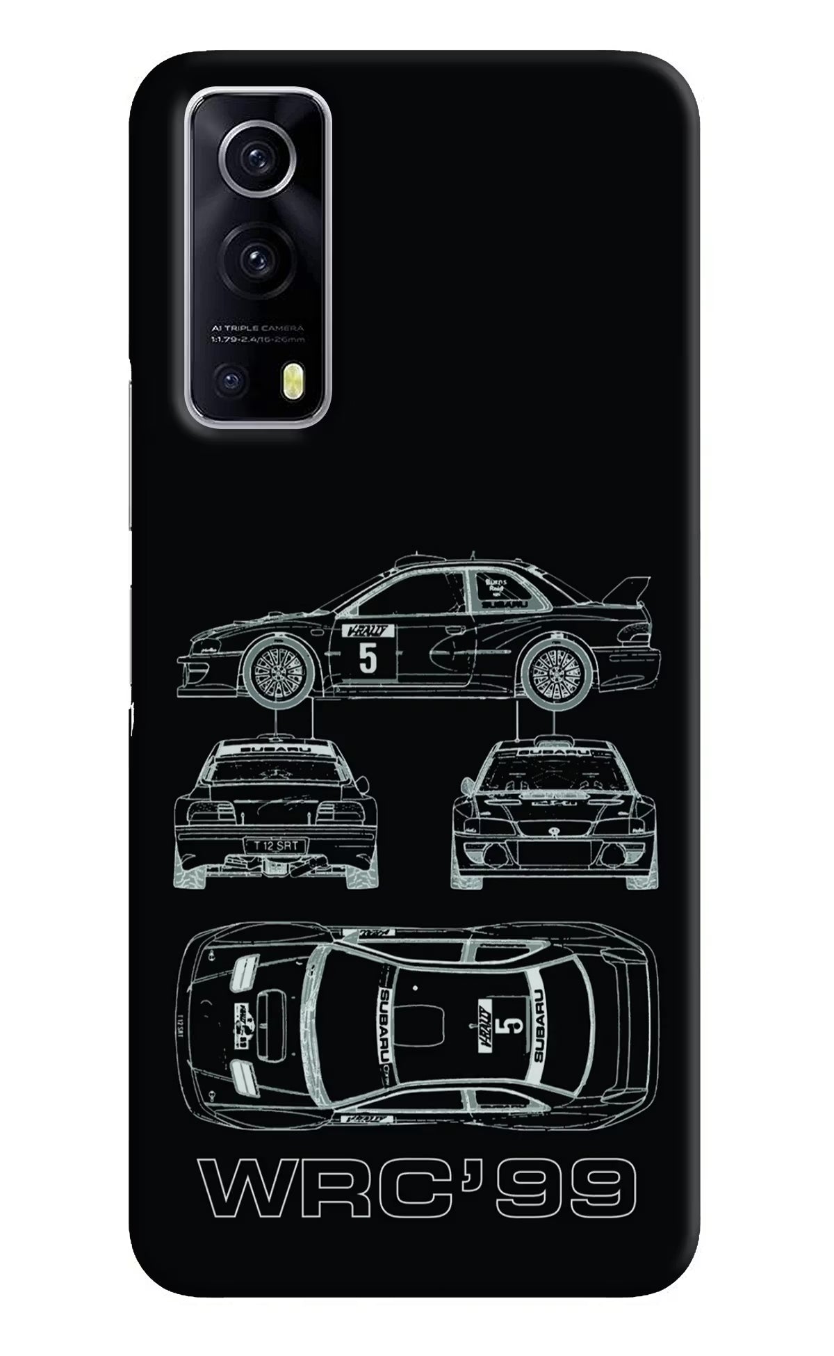 WRC'99 iQOO Z3 5G Hard Case Back Cover by Casekaro