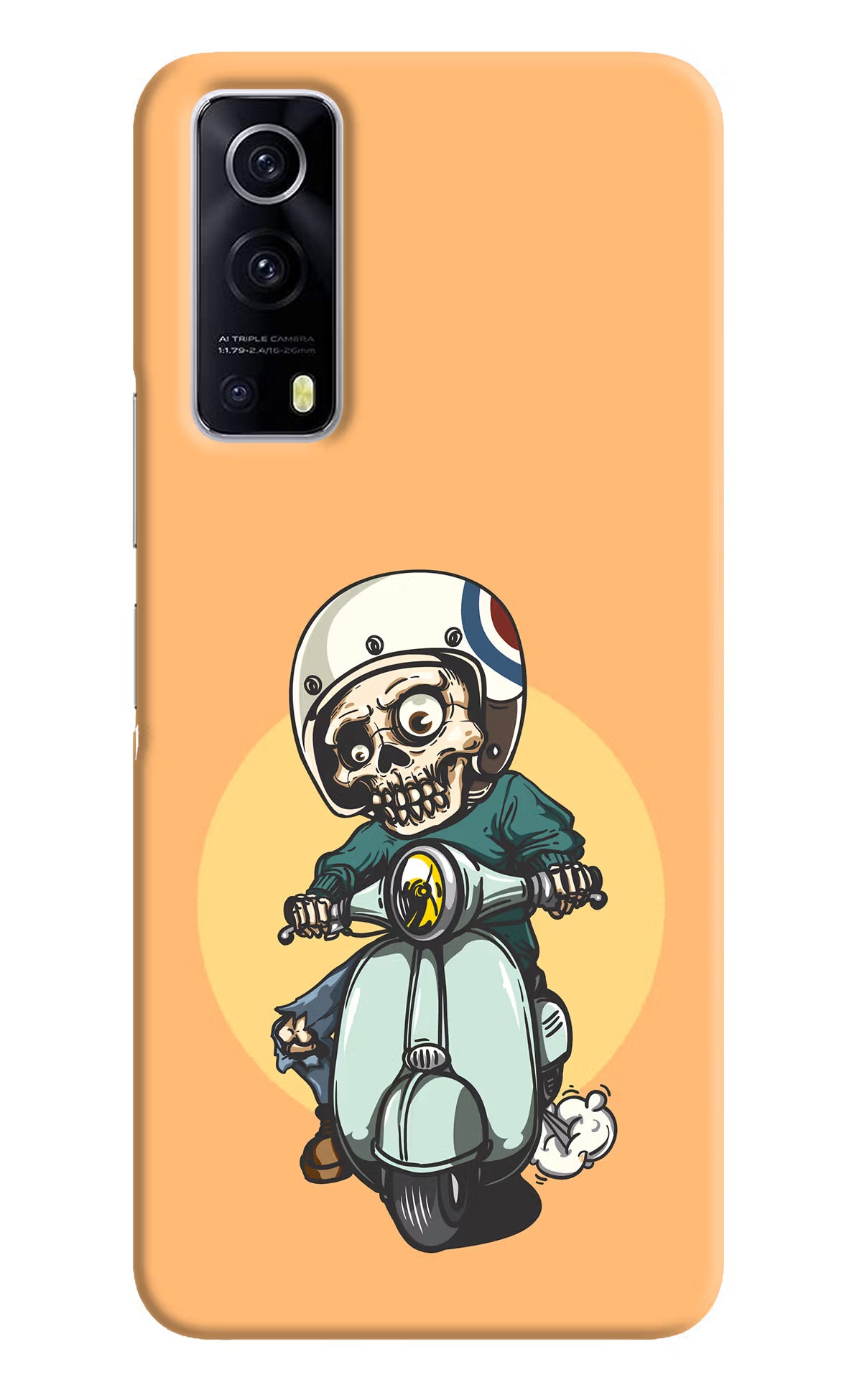 Undead Biker iQOO Z3 5G Hard Case Back Cover by Casekaro