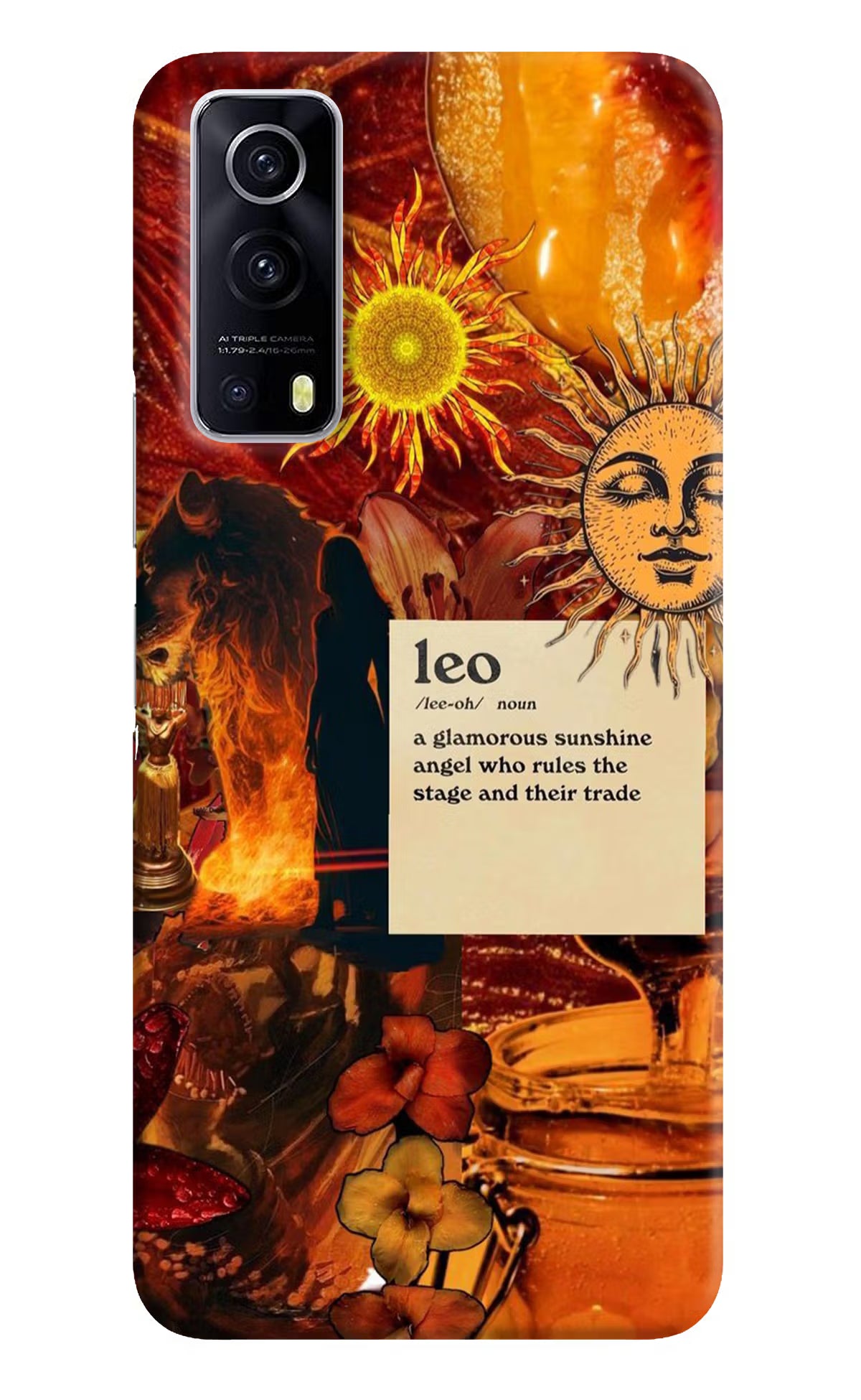 Leo Zodiac iQOO Z3 5G Hard Case Back Cover by Casekaro