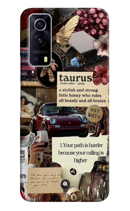 Taurus Zodiac iQOO Z3 5G Hard Case Back Cover by Casekaro