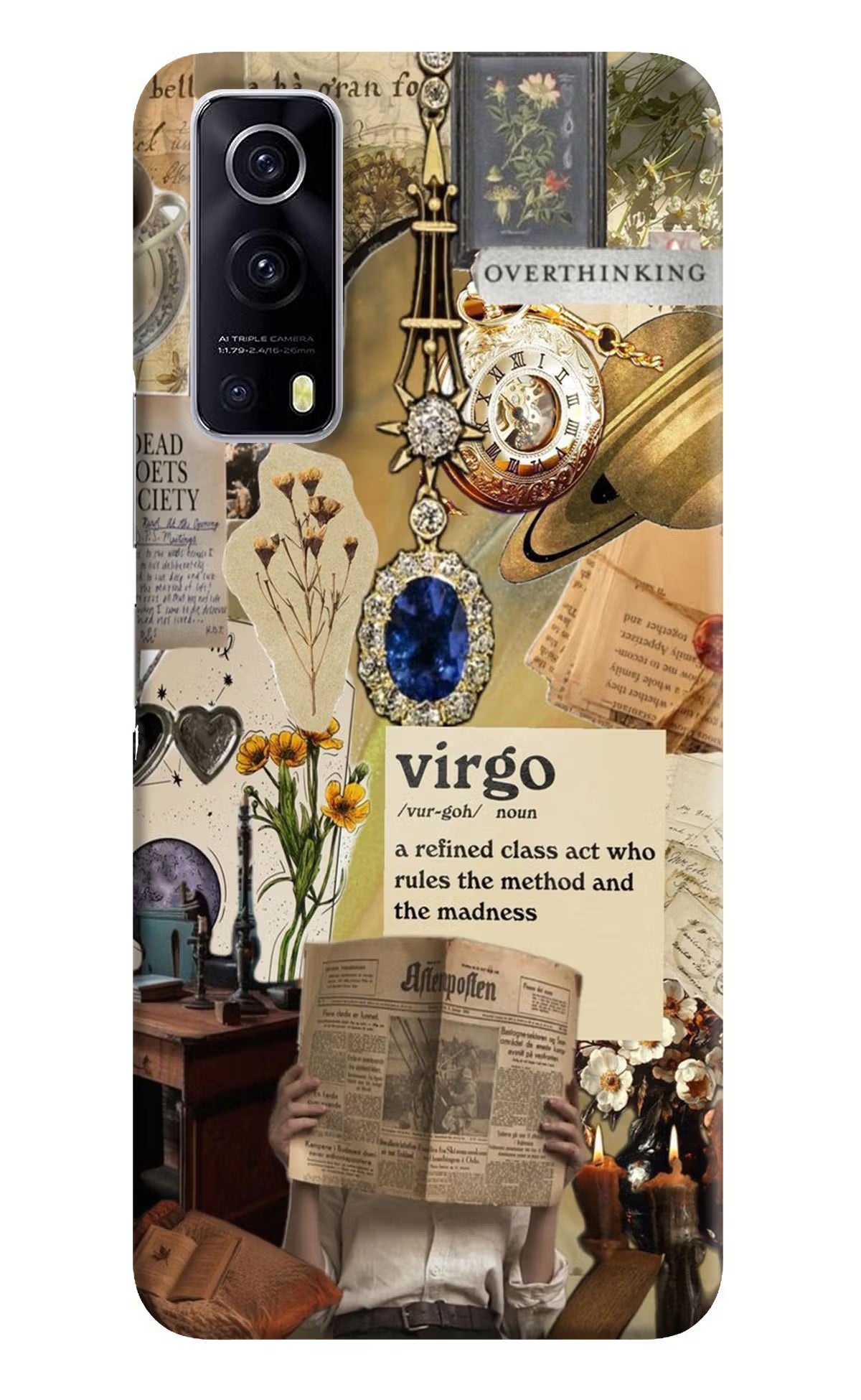 Virgo Zodiac iQOO Z3 5G Hard Case Back Cover by Casekaro