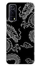 Twin Dragons iQOO Z3 5G Hard Case Back Cover by Casekaro