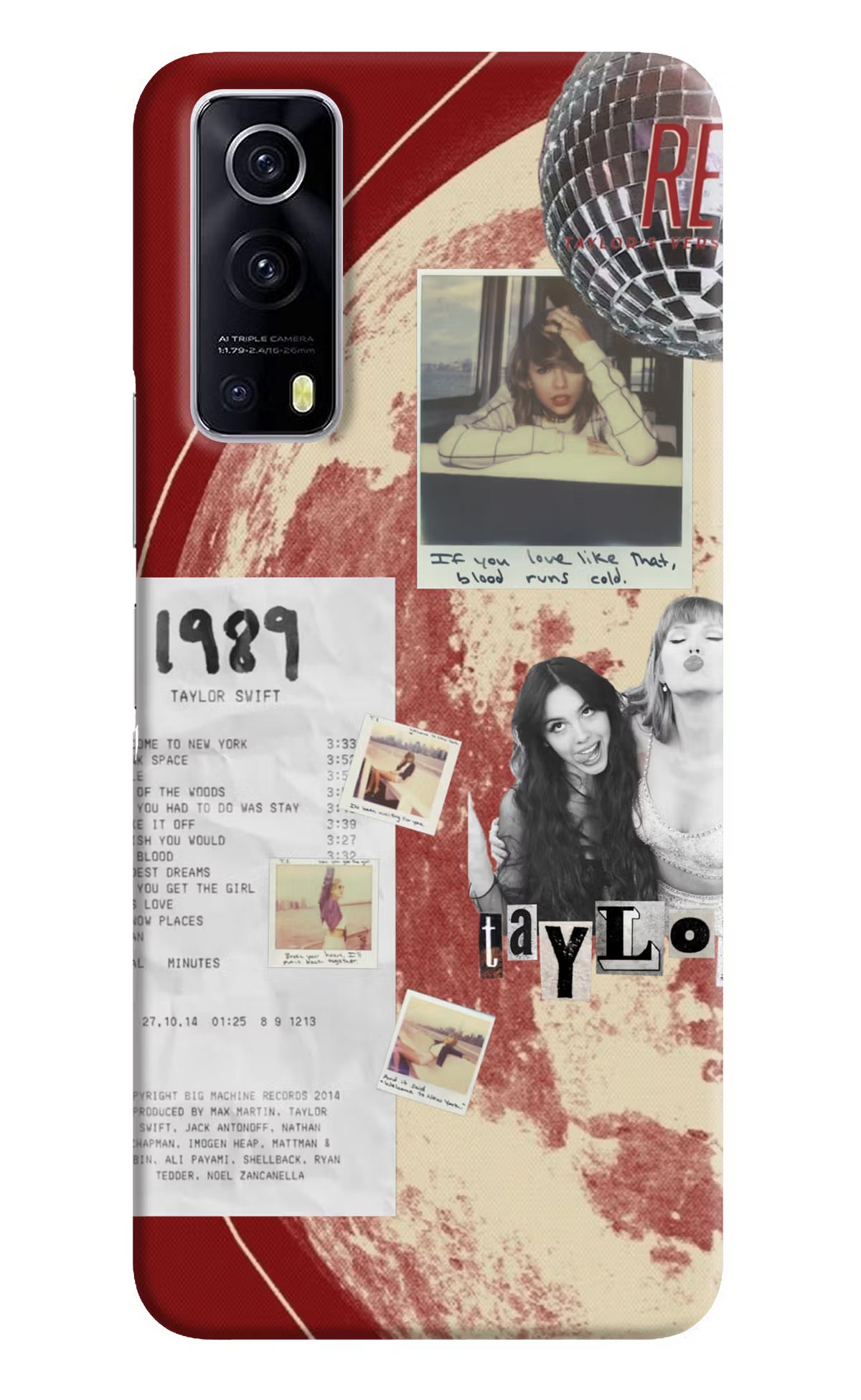 Taylor Swift iQOO Z3 5G Back Cover