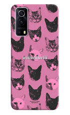 Pink Cats iQOO Z3 5G Hard Case Back Cover by Casekaro