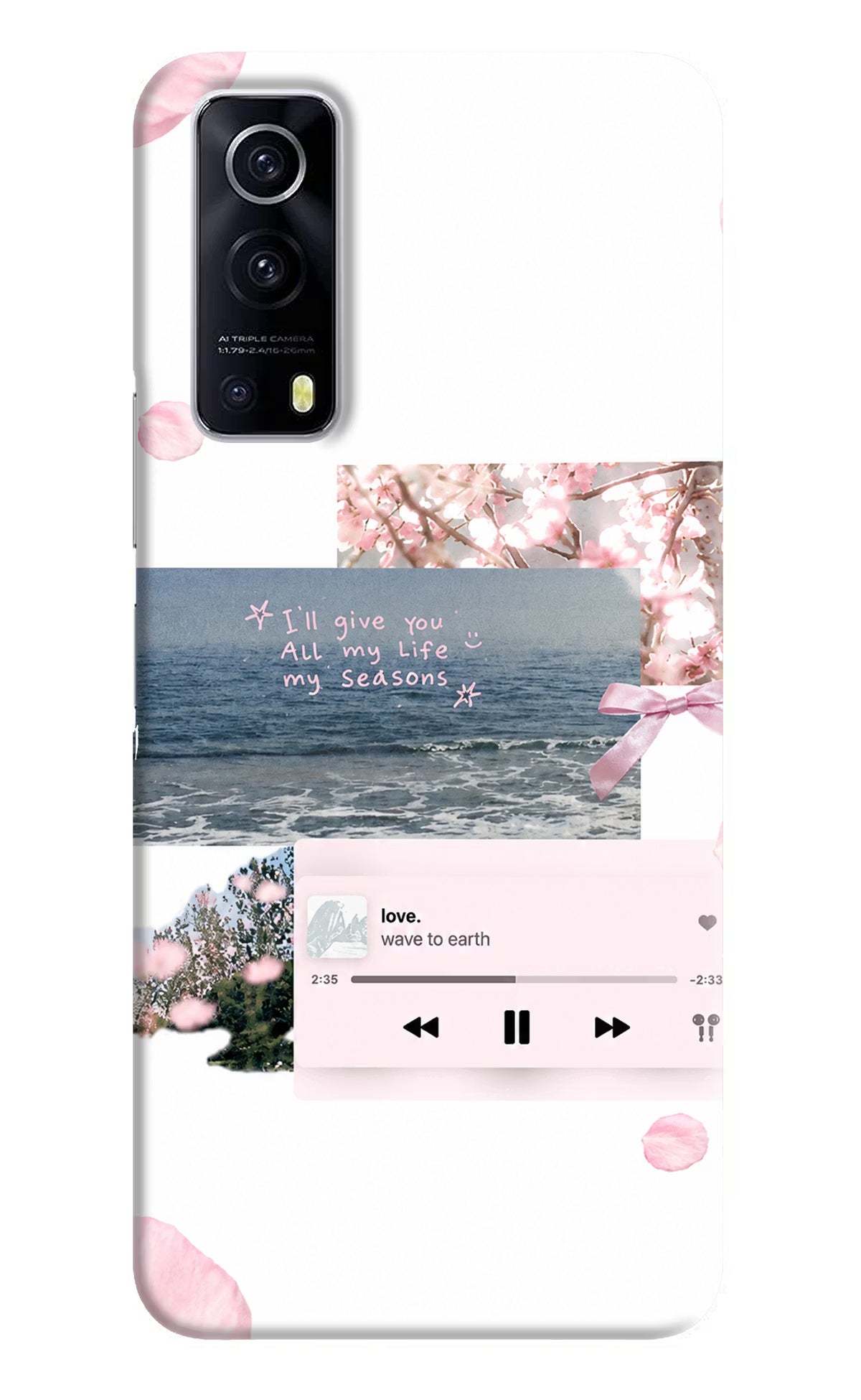 Wave to earth iQOO Z3 5G Back Cover