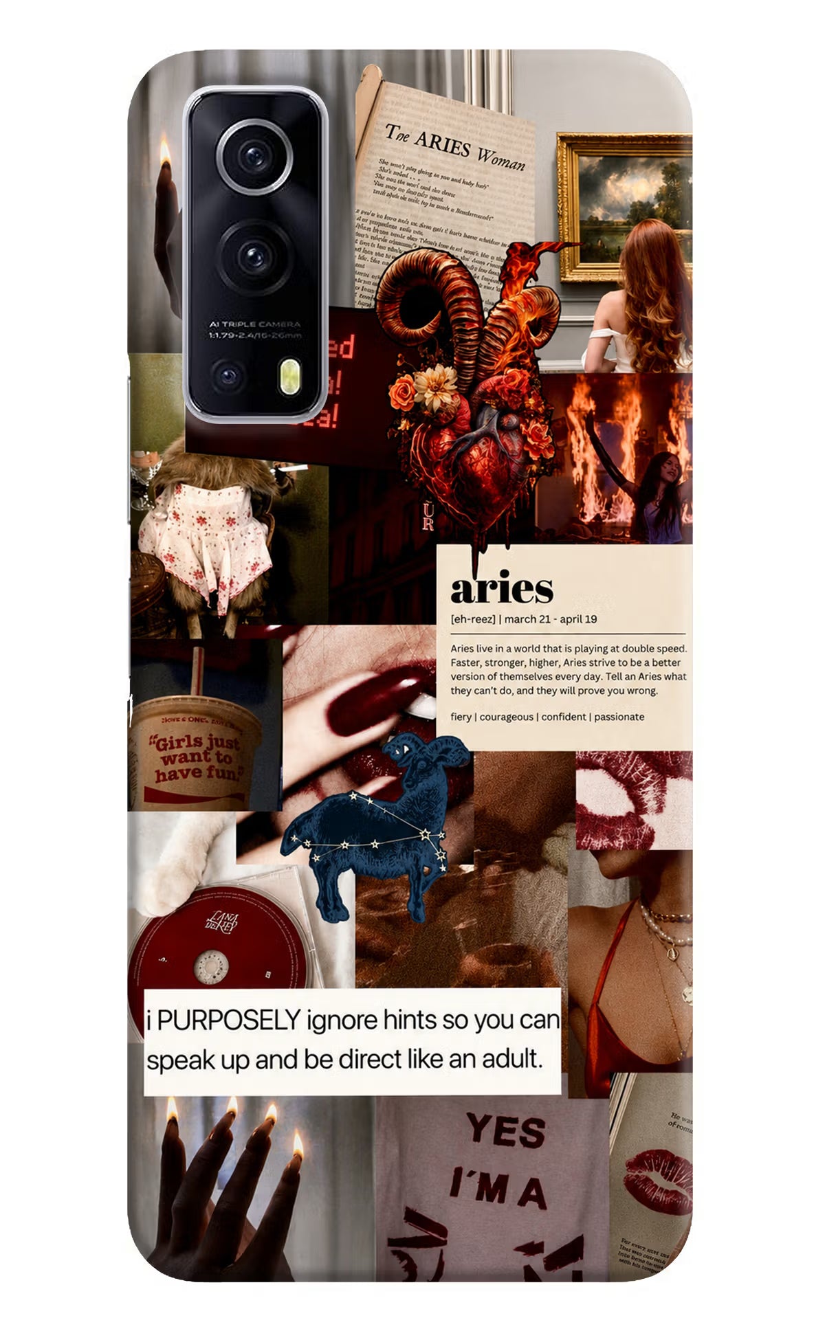 Zodiac Aries iQOO Z3 5G Back Cover