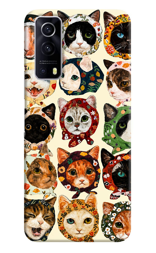 Cool Cat iQOO Z3 5G Hard Case Back Cover by Casekaro
