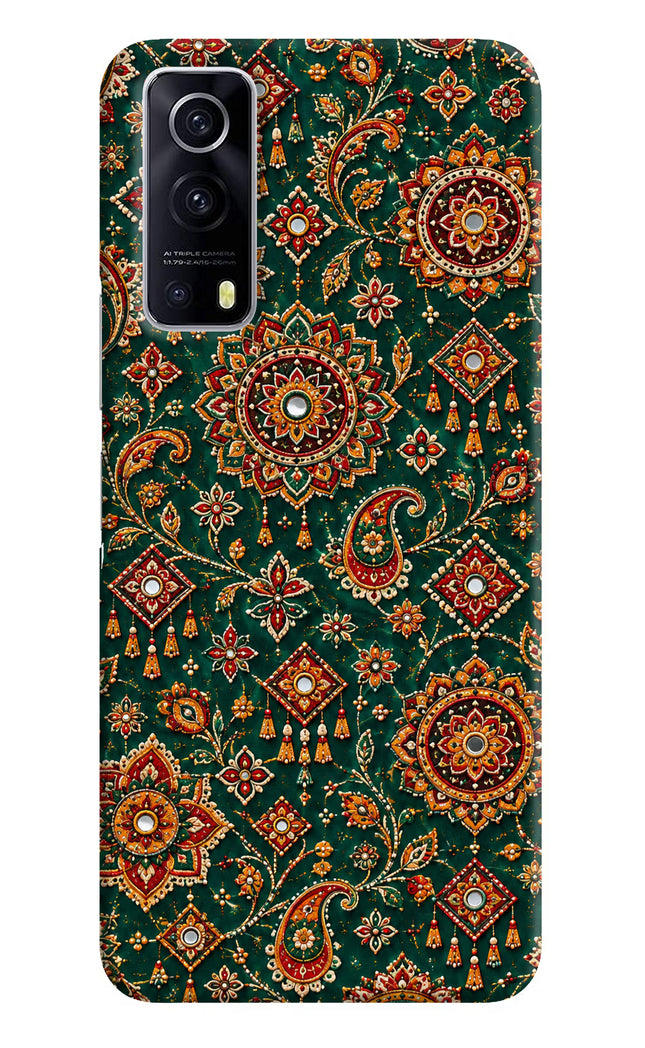 Green Pataka iQOO Z3 5G Hard Case Back Cover by Casekaro