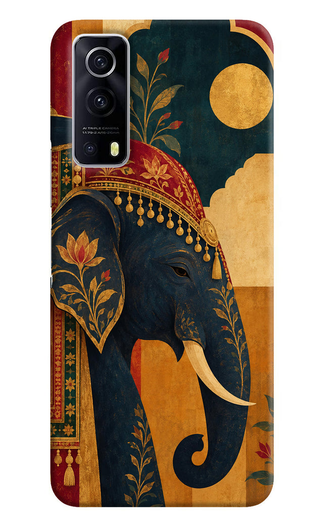 Royal Elephant iQOO Z3 5G Hard Case Back Cover by Casekaro
