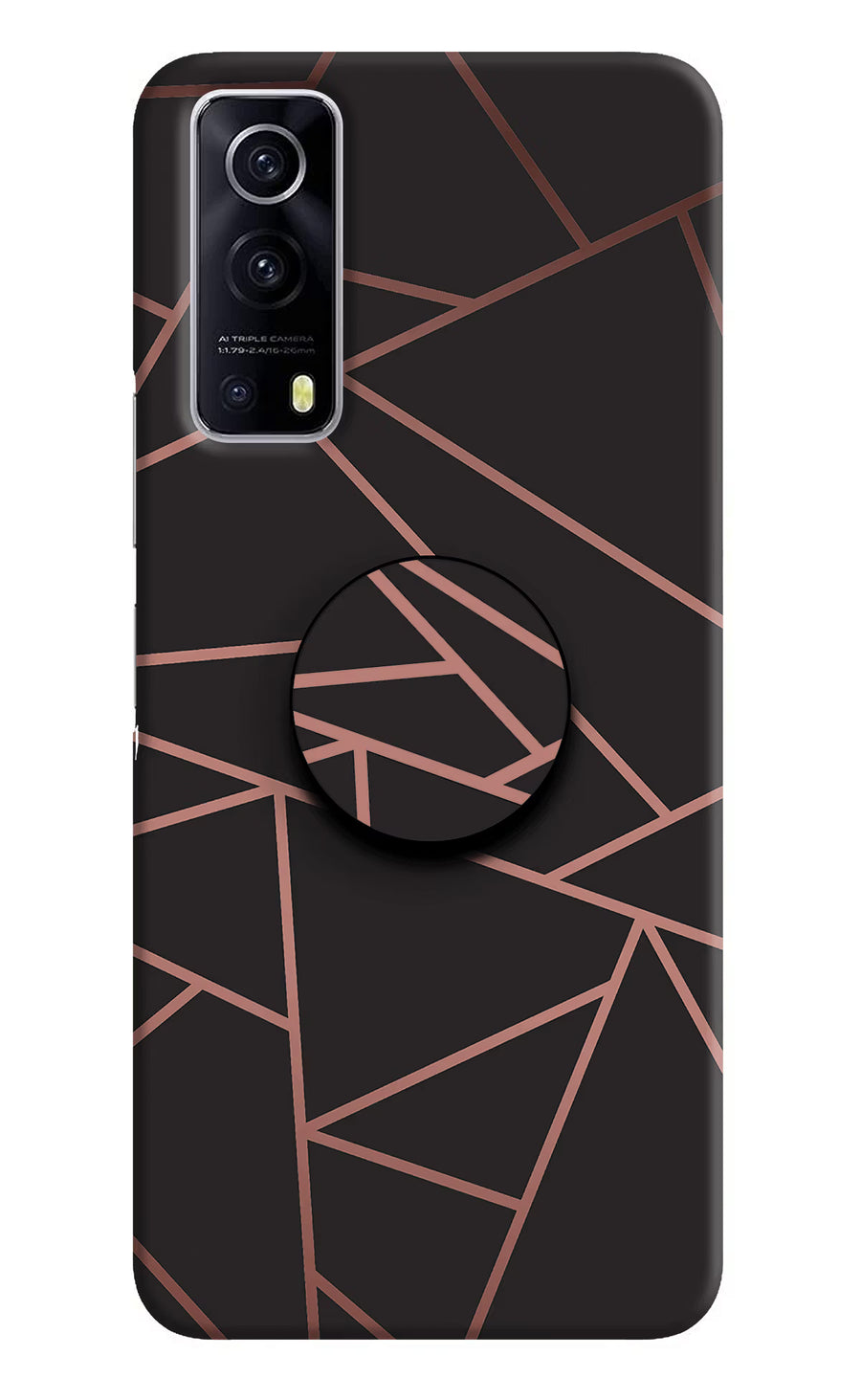 Geometric Pattern iQOO Z3 5G Pop Case, Hard case