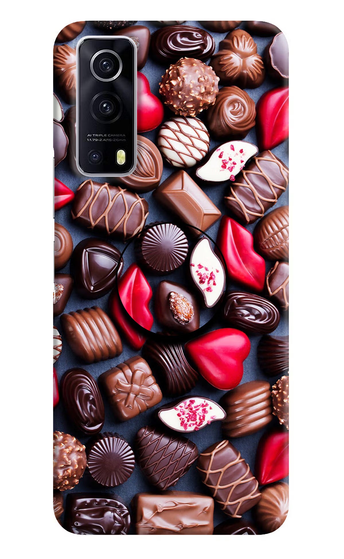 Chocolates iQOO Z3 5G Pop Case by Casekaro