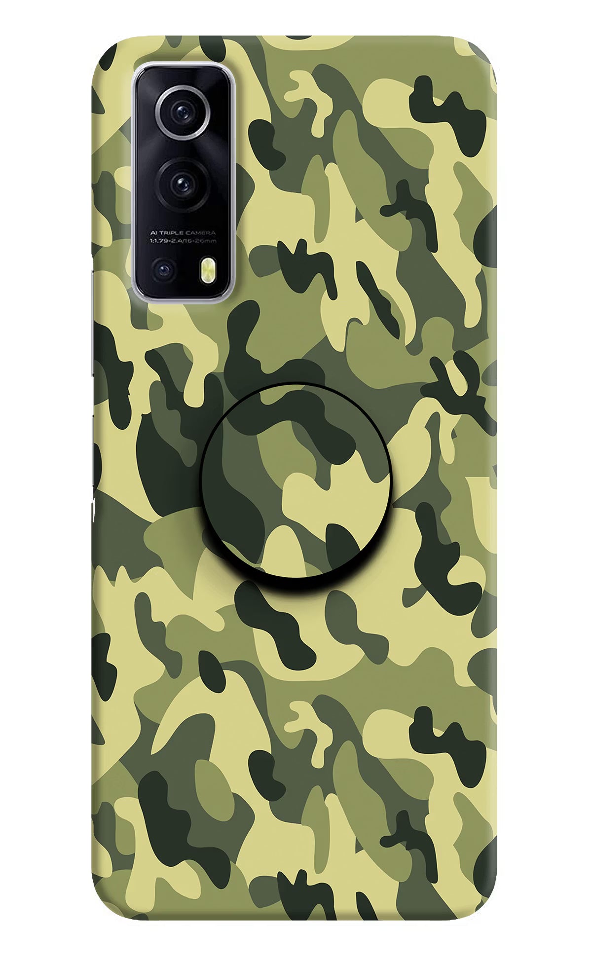 Camouflage iQOO Z3 5G Pop Case by Casekaro