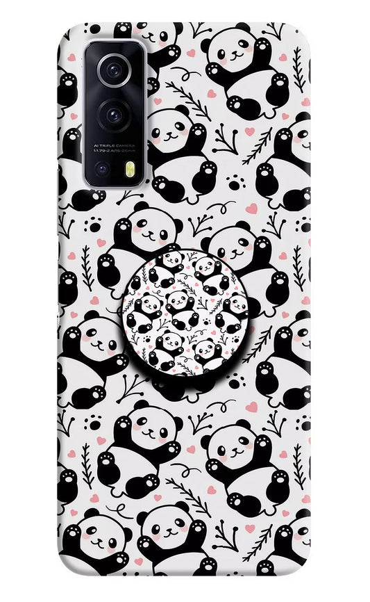 Cute Panda iQOO Z3 5G Pop Case by Casekaro