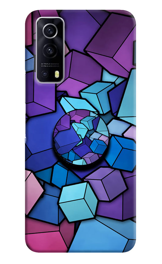 Cubic Abstract iQOO Z3 5G Pop Case by Casekaro