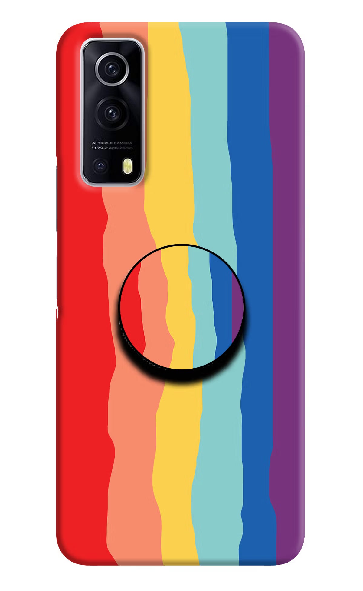 Rainbow iQOO Z3 5G Pop Case by Casekaro