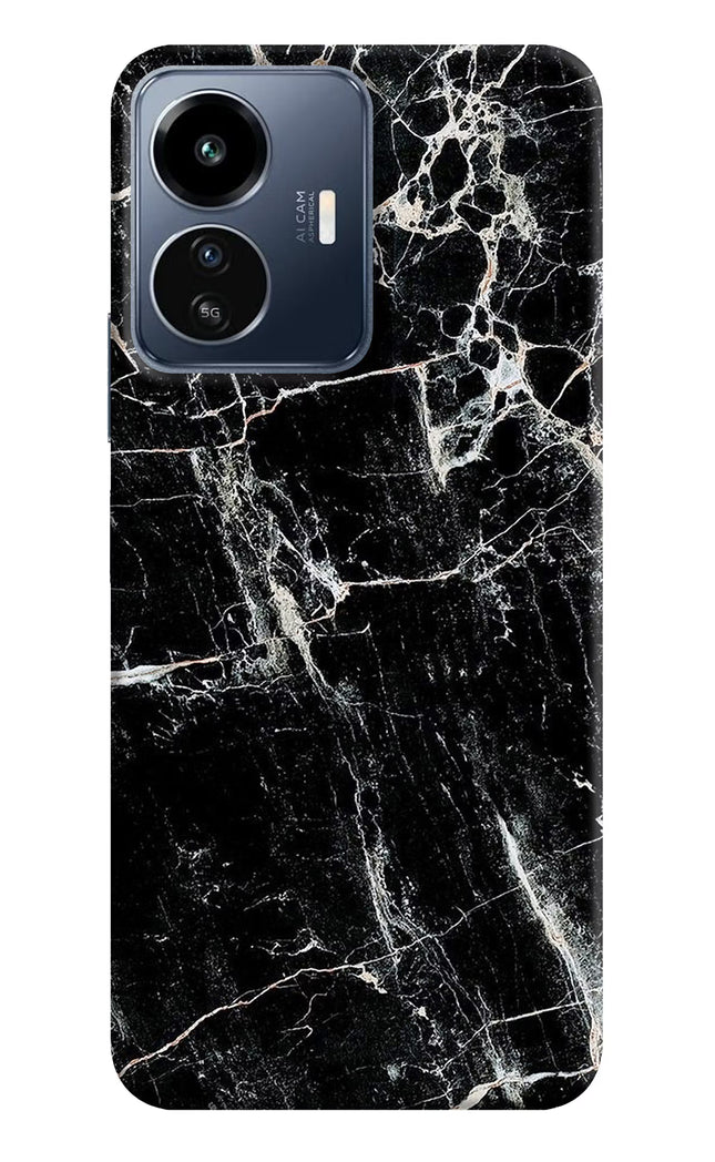 Black Marble Texture IQOO Z6 Lite 5G Back Cover