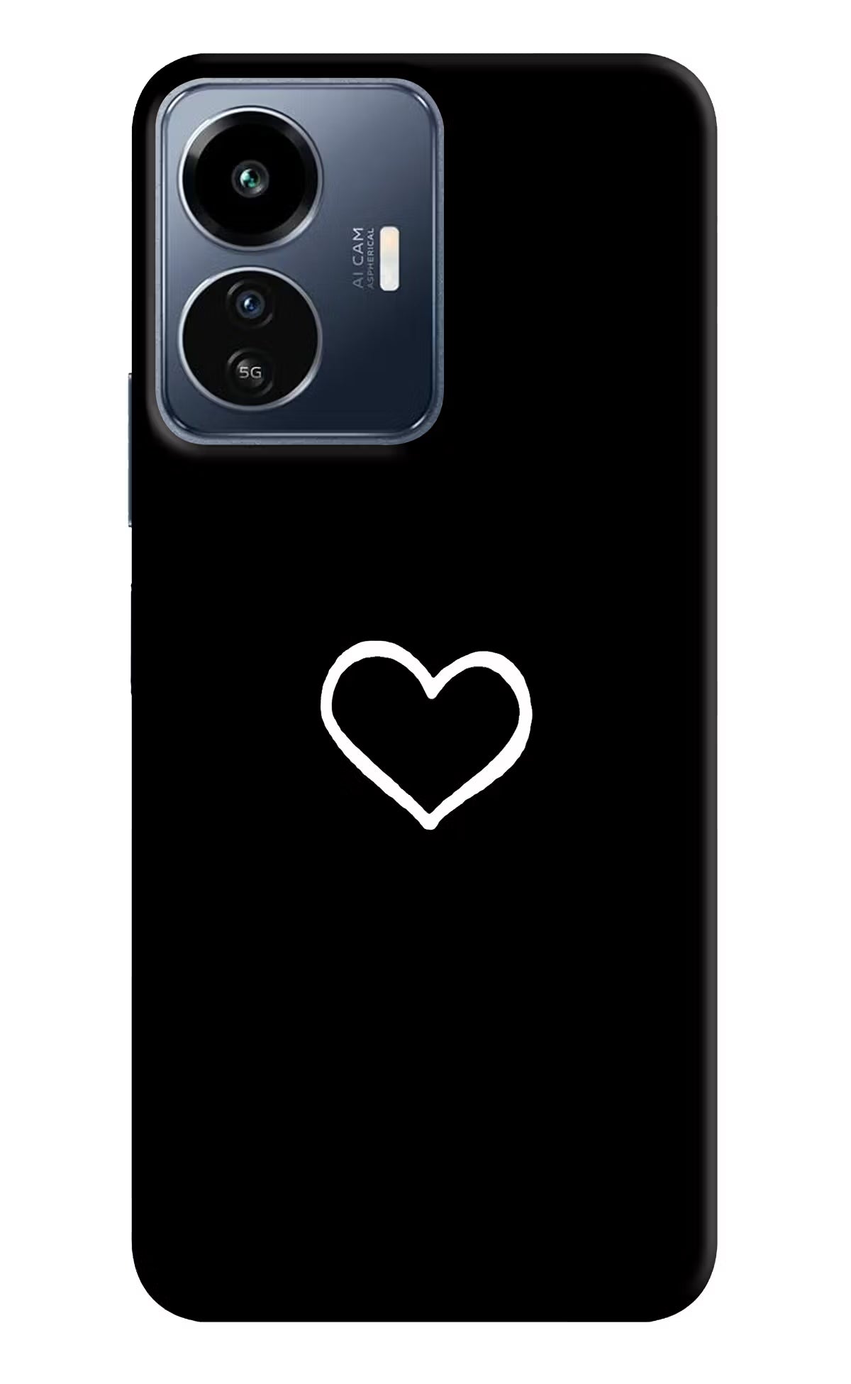 Heart IQOO Z6 Lite 5G Back Cover