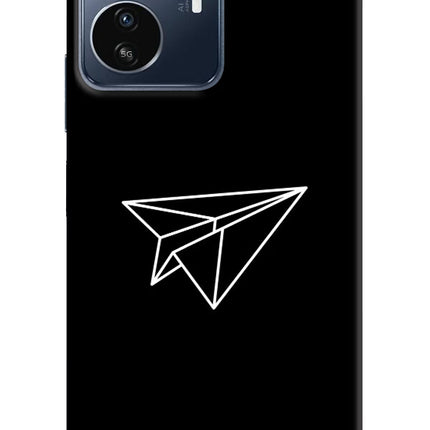 Paper Plane White IQOO Z6 Lite 5G Back Cover