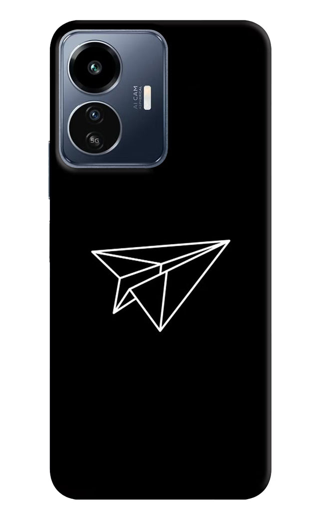 Paper Plane White IQOO Z6 Lite 5G Back Cover