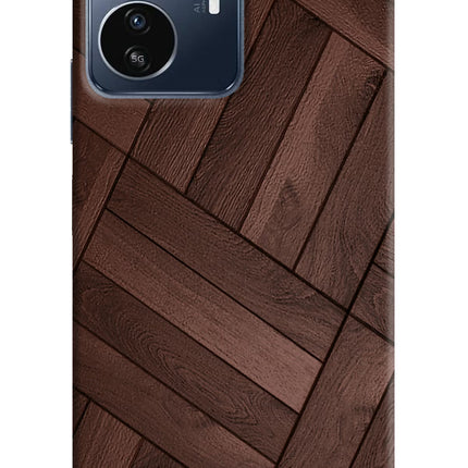 Wooden Texture Design IQOO Z6 Lite 5G Back Cover