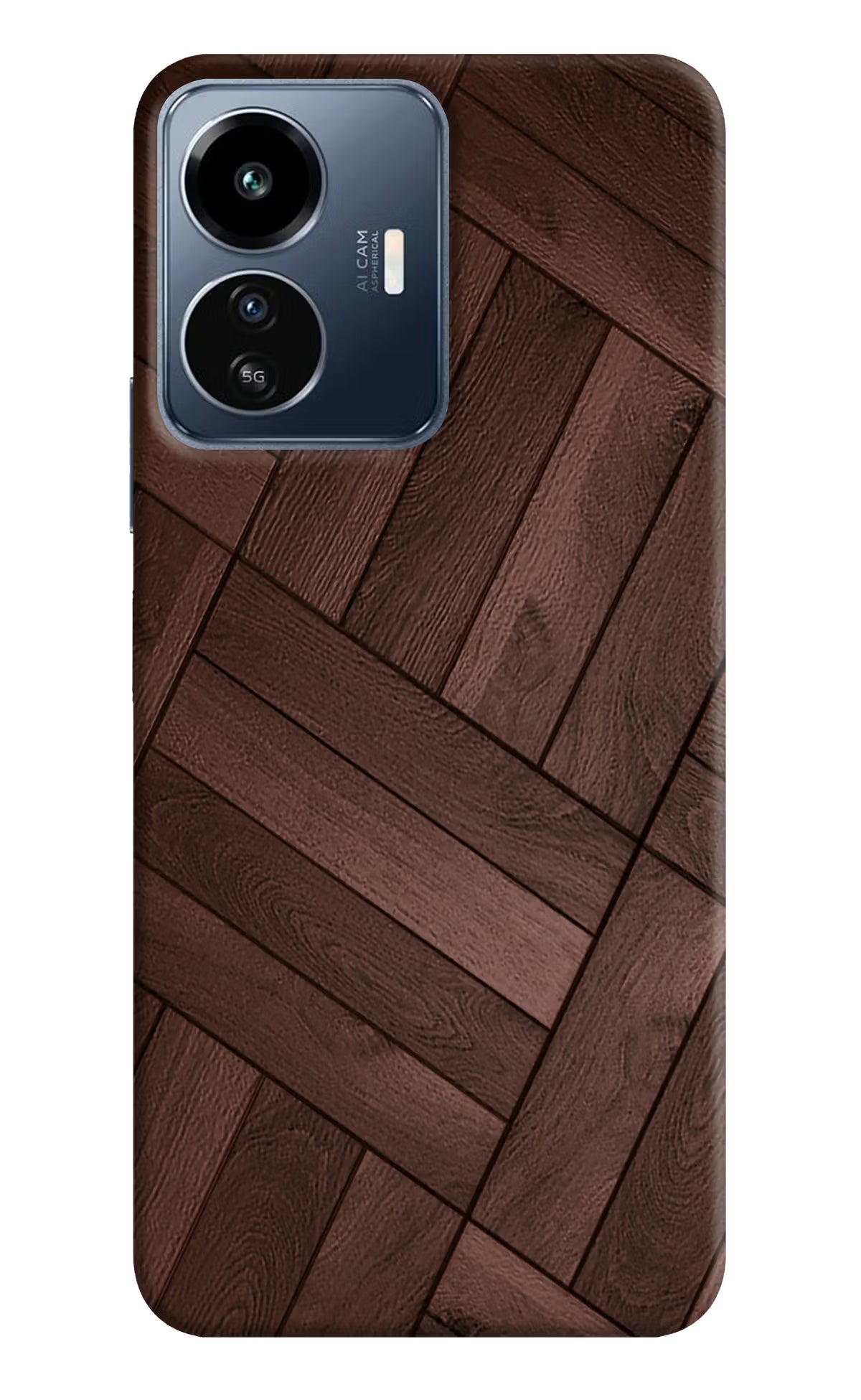 Wooden Texture Design IQOO Z6 Lite 5G Back Cover
