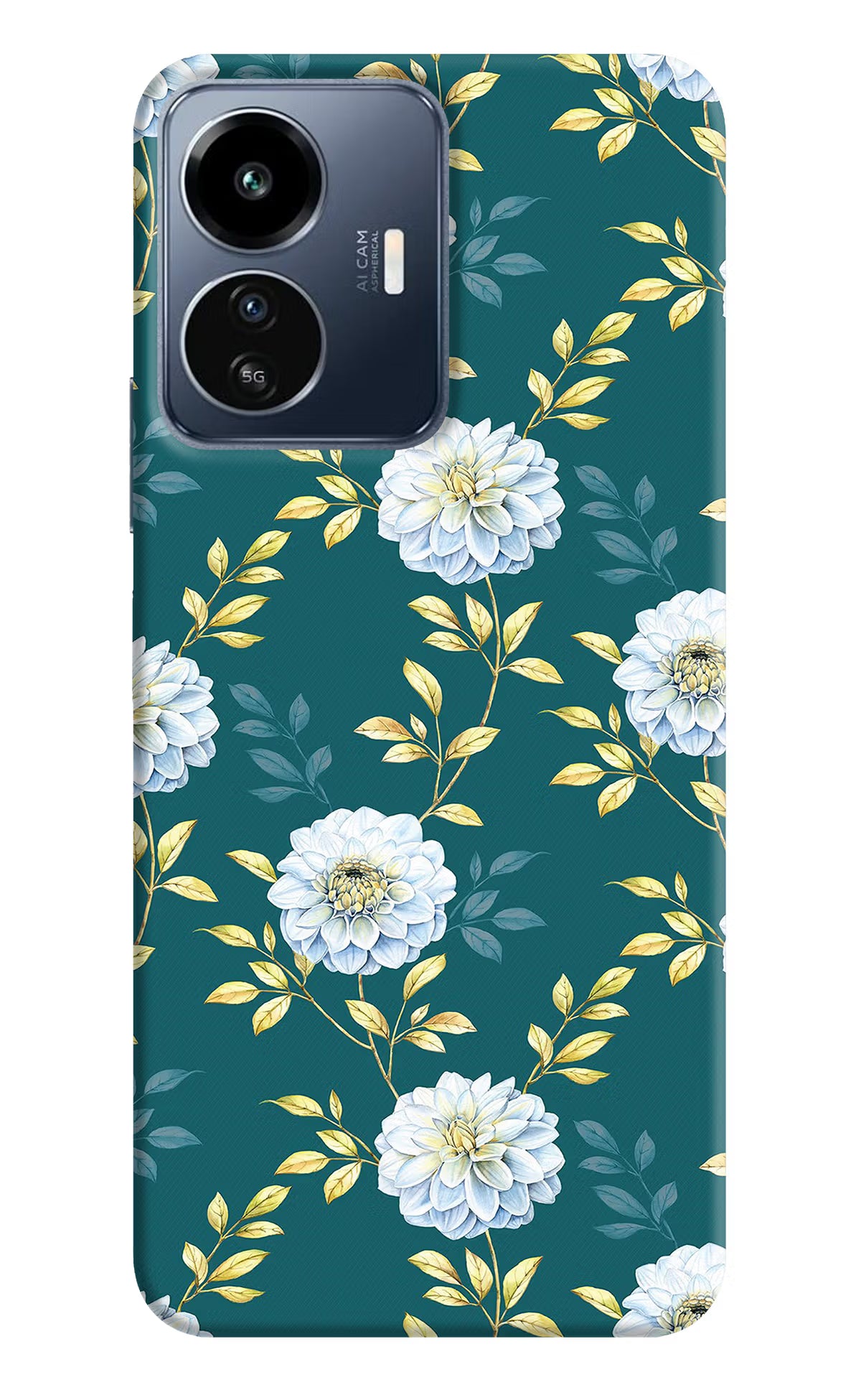 Flowers IQOO Z6 Lite 5G Back Cover