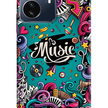 Music Graffiti IQOO Z6 Lite 5G Back Cover