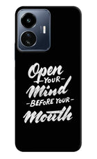 Open Your Mind Before Your Mouth IQOO Z6 Lite 5G Back Cover