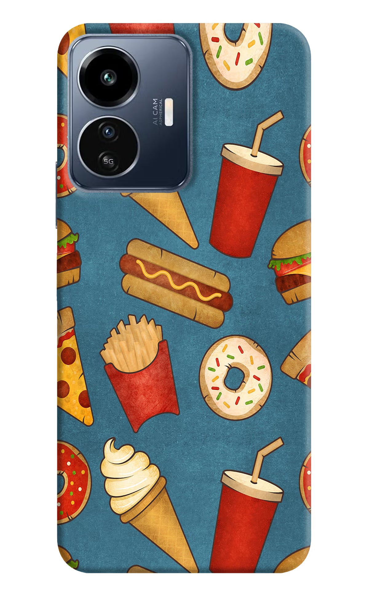 Foodie IQOO Z6 Lite 5G Back Cover