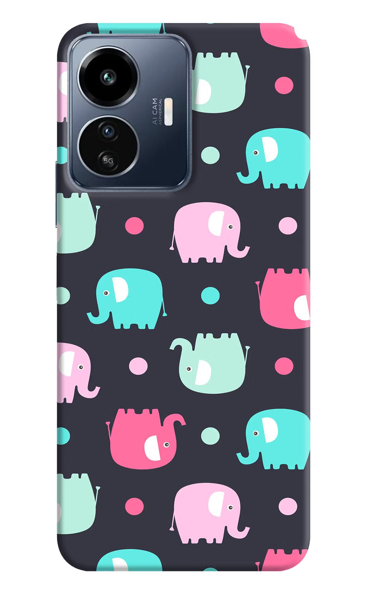 Elephants IQOO Z6 Lite 5G Back Cover