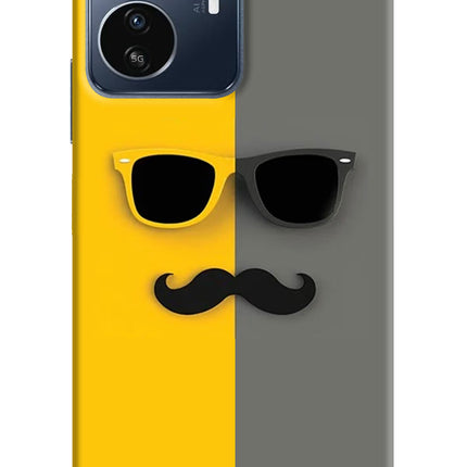 Sunglasses with Mustache IQOO Z6 Lite 5G Back Cover