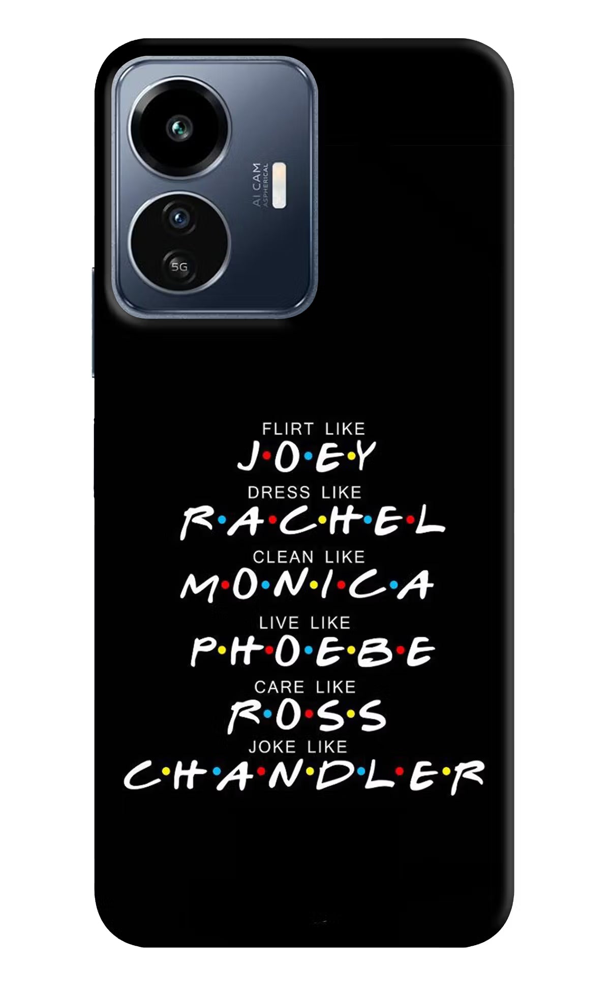 FRIENDS Character IQOO Z6 Lite 5G Back Cover