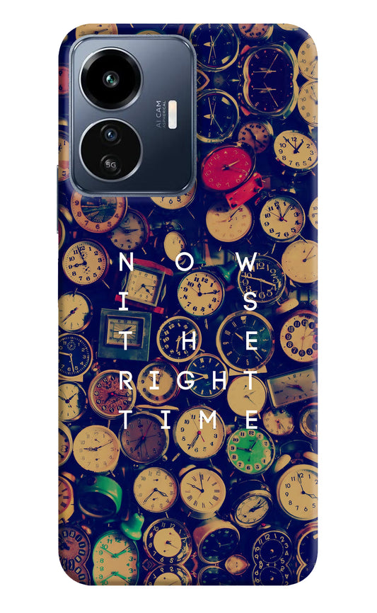 Now is the Right Time Quote IQOO Z6 Lite 5G Back Cover