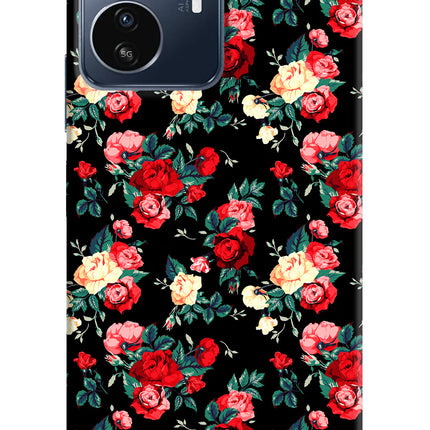 Rose Pattern IQOO Z6 Lite 5G Back Cover